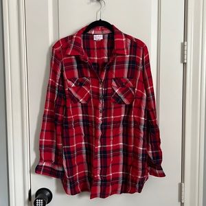 Isabel Maternity lightweight flannel